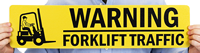 Warning Forklift Traffic Sign
