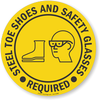 Personnal protective equipment floor sign