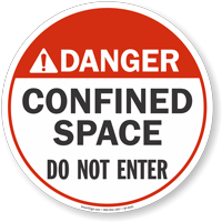 No Entry: Confined Space Hazard