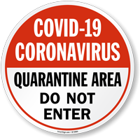 Floor Tape for Restricted Quarantine Zone