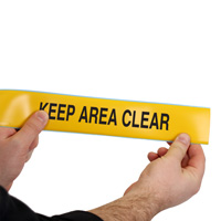 Superior Mark Floor Tape Keep Area Clear