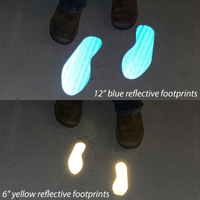 Reflective footprints