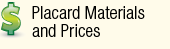Placard Materials and Prices